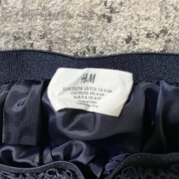 🧡3/15 H&M Navy Tulle/Tutu Skirt US 5T-6 - Picture 3 of 9